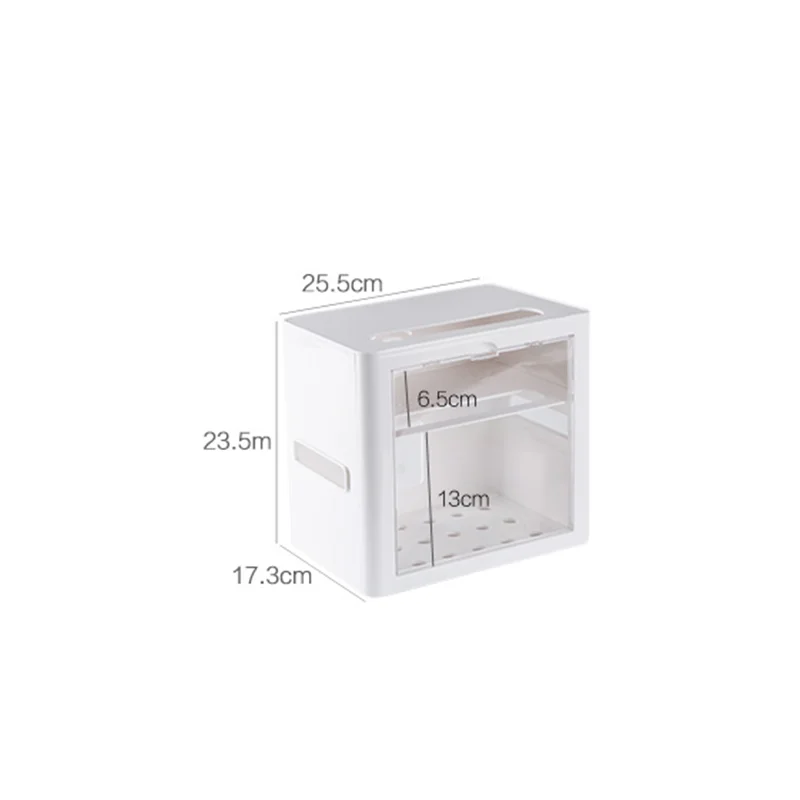 

Socket Wire Storage HD Clear Flip Door Wifi Router Plastic Box Desktop Power Cord Organizer Row Plug Line Controller Rack