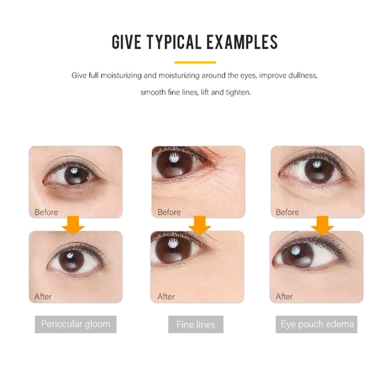 1 пара натуральная кристальная коллагеновая Золотая маска для глаз