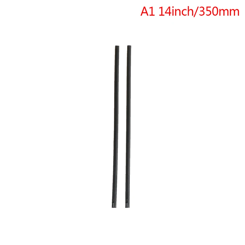2PCS 14&quot 16&quot17'' 18'✙'✠'' 21'✢&quot Auto Vehicle Insert Soft Rubber Strip Refill For Metal