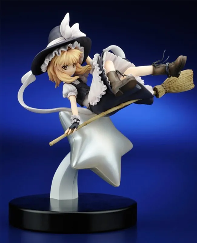 

23cm Anime TouHou Project Kirisame Marisa Rev.TOKIAME Ver 1/7 Model Collectible Lovely Cartoon Sexy Toy Kids Action Figure Toy