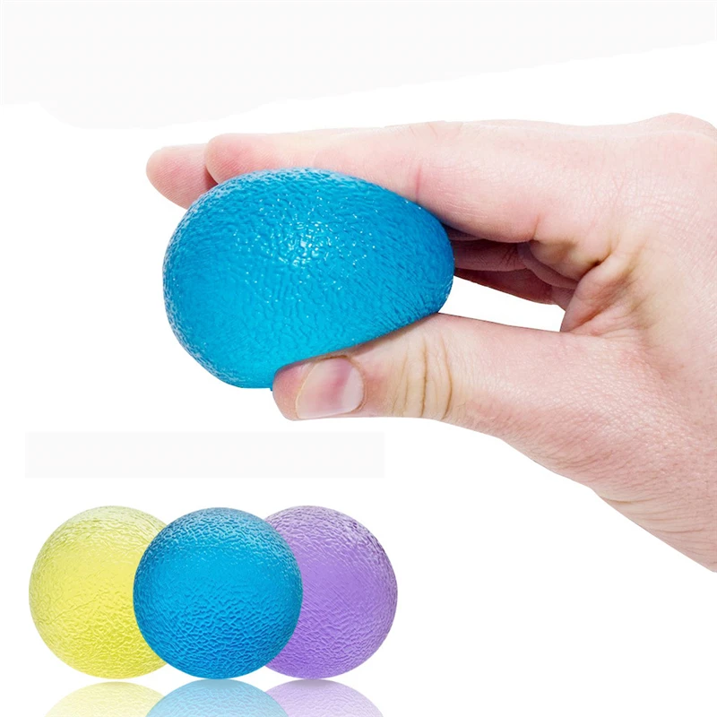 Силиконовый ручной эспандер в форме яйца для фитнеса усиленный женский тренажер