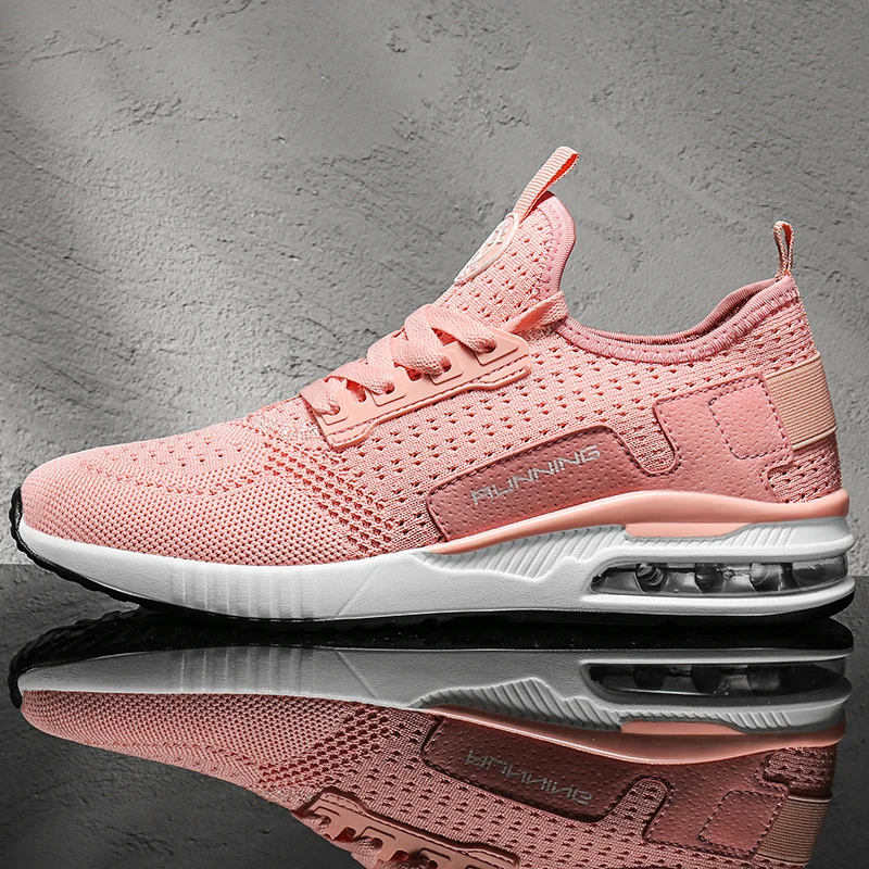 

Women Air Cushion Running Shoes Men Couple Sneakers Outdoor Walking Jogging Breathable Summers Tennis Shoes Comfortable Footwear