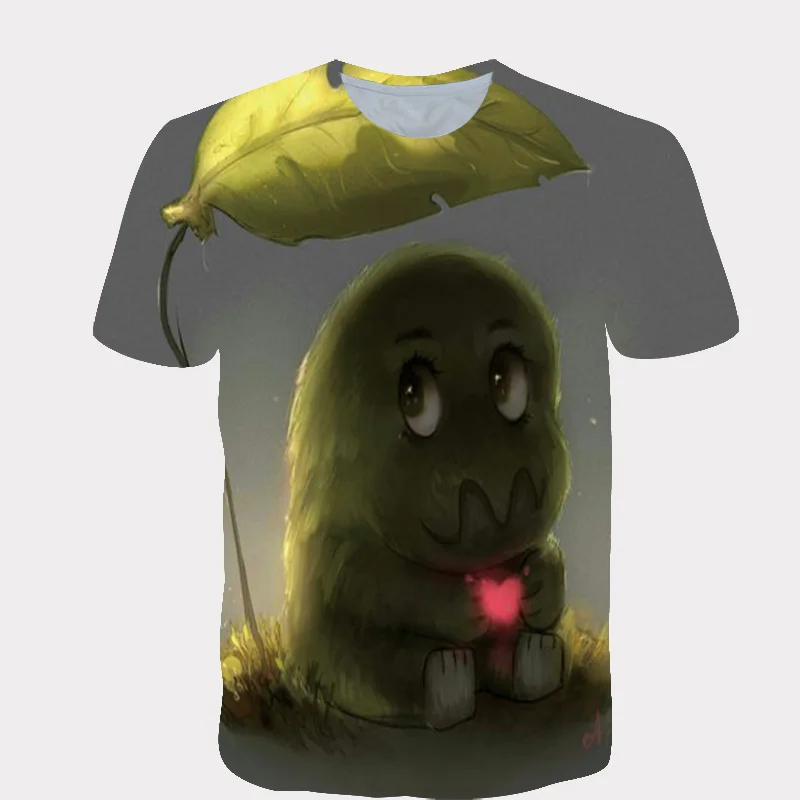 2020 Детская футболка с 3D принтом воина из мультфильма модная летняя детская