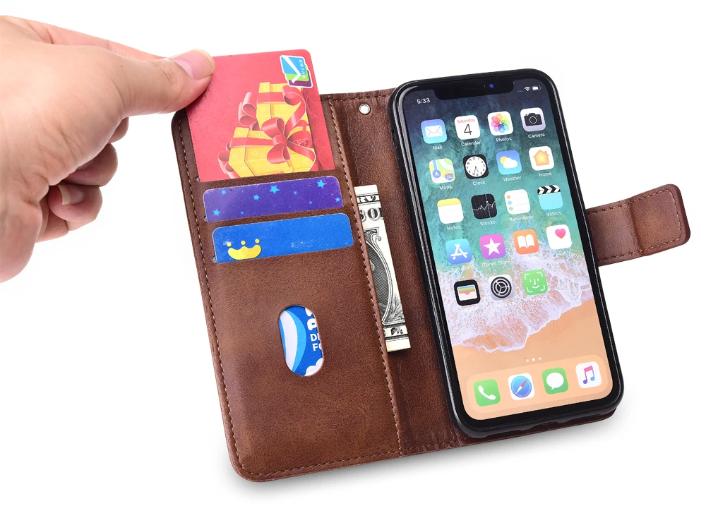 На Nokia X5 чехол для Nokia 1 2 2,1 3 3,1 3,2 4,2 5 5,1 6 6,1 7 7,1 плюс X5 X6 X7 X71 9 8 Sirocco корпус Кожаный чехол-бумажник