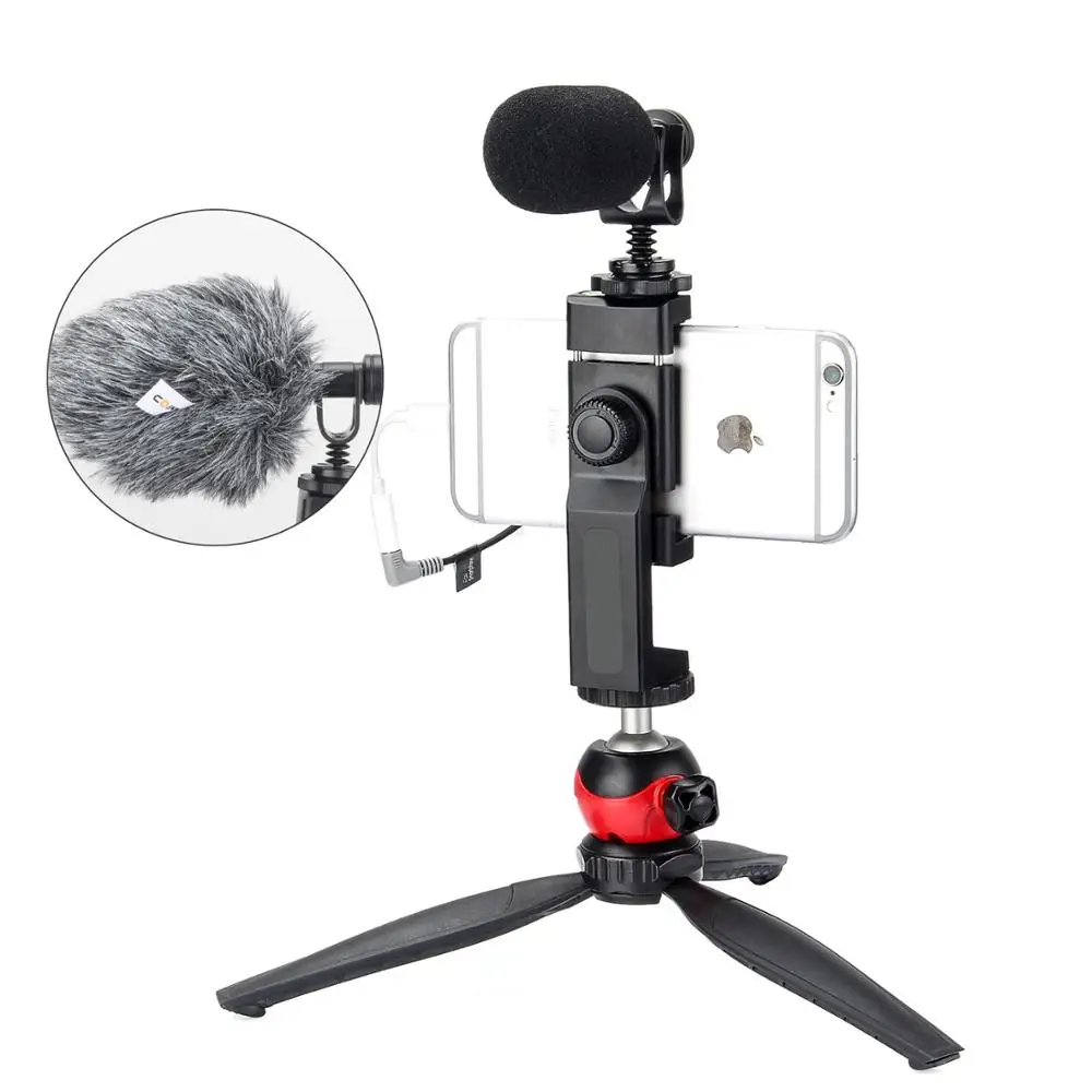 

Smartphone Microphone for iPhone 11 Pro Max X 8 Plus 7 Plus Samsung Huawei Condenser Microphone mic for pc/Tik Tok/Vlog/YouTube