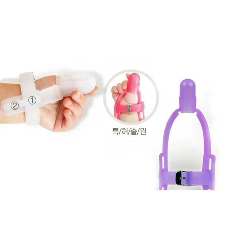 

Silicone Non-Toxic Thumb Sucking Stop Finger Guard Treatment Kit Bite Correction
