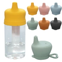food grade silicone baby feeding mug lid fashion infant drinkware sippy cups for toddlers kids with straw cup