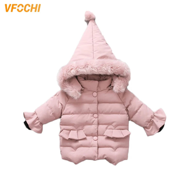 VFOCHI новые пуховые пальто для девочек детская зимняя куртка парка детский