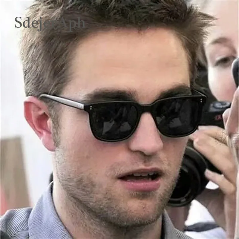 Мужские зеркальные солнцезащитные очки роскошные брендовые дизайнерские