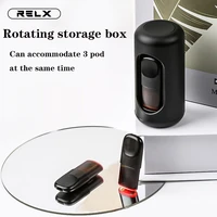 storage case for relx pod kit can hold 3 pods box for relx classic infinity phantom pod easy carry caintainer protective shell