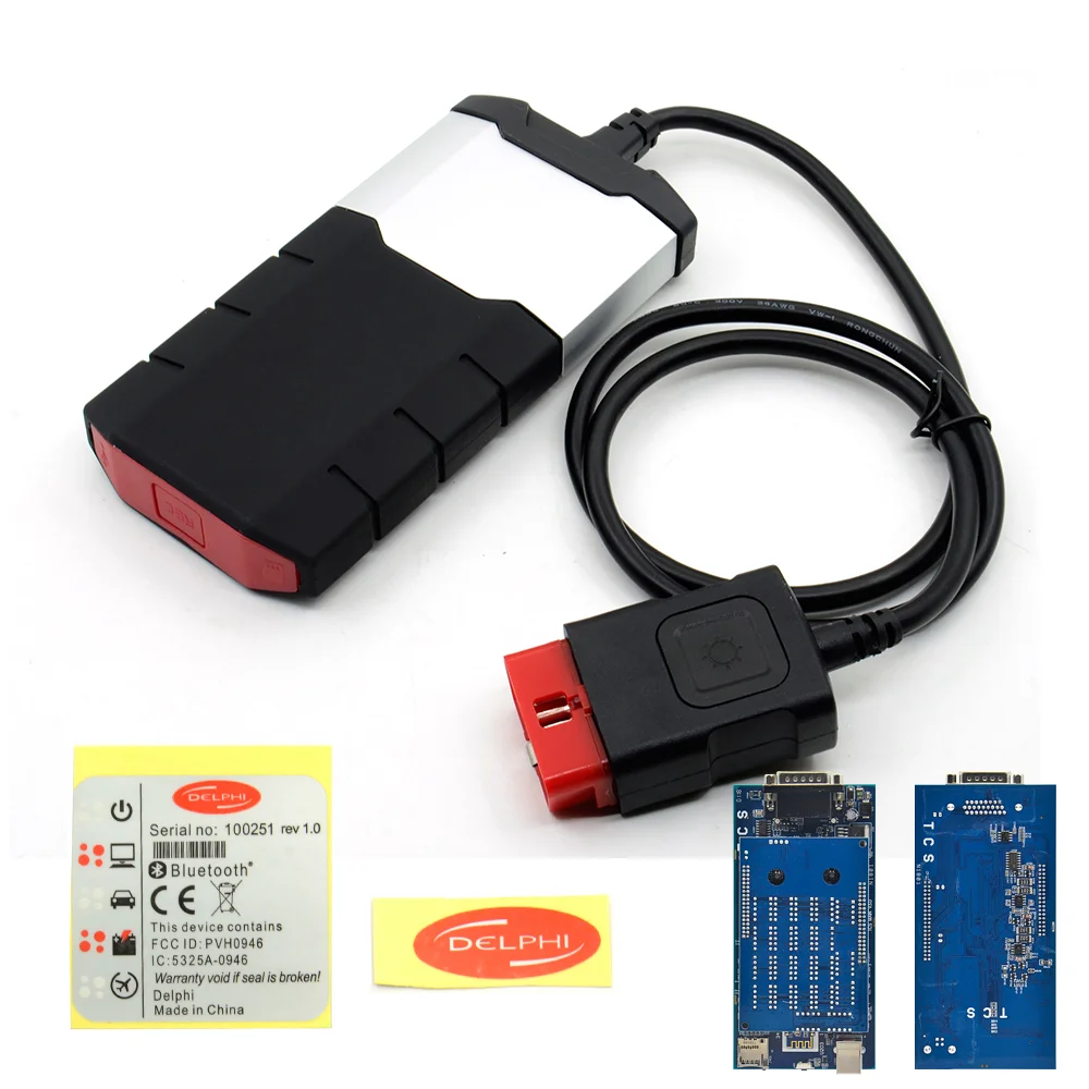 Инструмент для ремонта диагностики Delphi ds150e OBD2 2021 Tcs Pro Plus 2016.r0 2017.r3 с Keygen 3 в 1 сканер