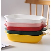 creative dishes dessert plate ceramic bakeware for microwave nordic tray tableware platos cer%c3%a1mica %d0%bf%d0%be%d1%81%d1%83%d0%b4%d0%b0 %d0%bd%d0%b0%d0%b1%d0%be%d1%80 %d1%82%d0%b0%d1%80%d0%b5%d0%bb%d0%be%d0%ba