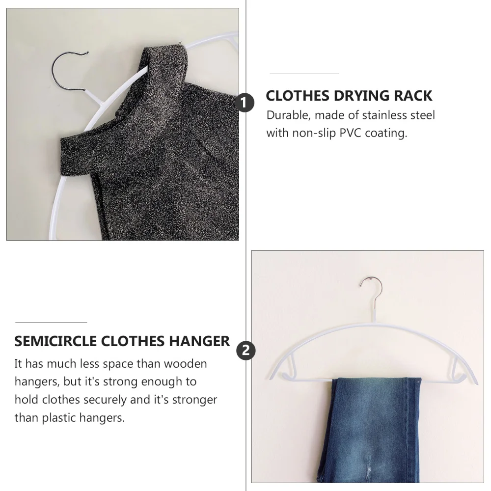 

10Pcs Anti-Slip Clothes Hanger High Loan Bearing Coat Hanger Home Hanger