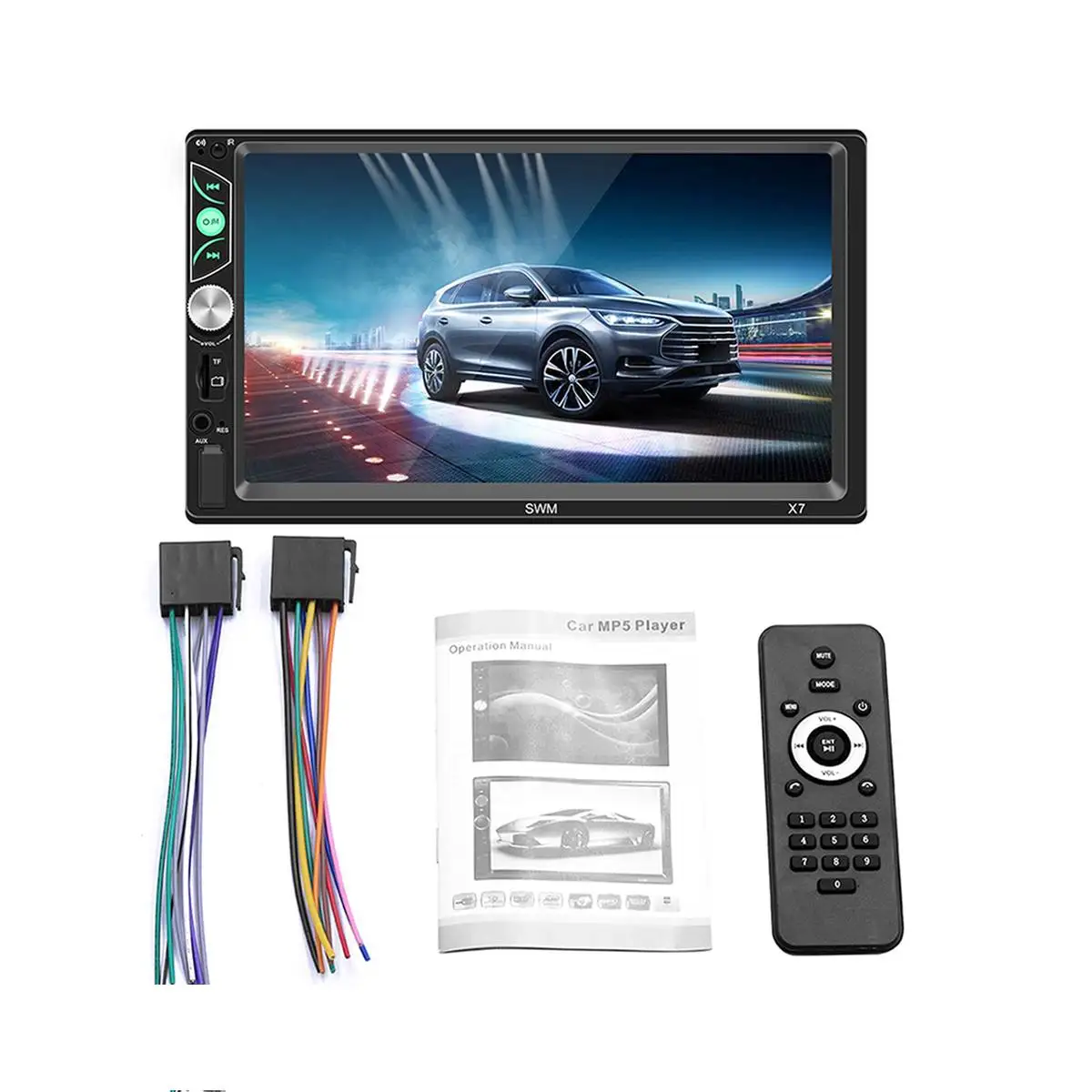 2 Din HD " авто, аудио плеер стерео радио MP5 MP4 плеер сенсорный экран bluetooth Поддержка камеры bluetooth FM USB AUX BT