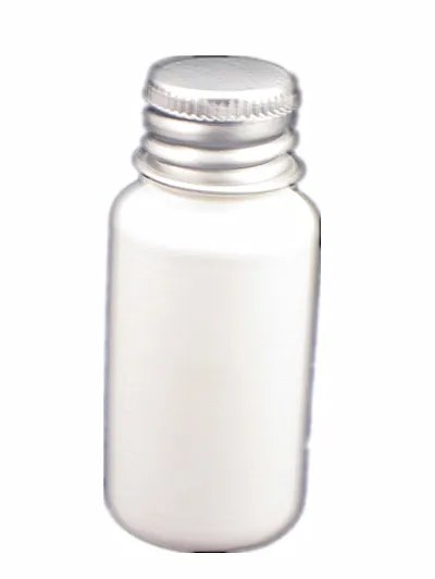 Пустые пластиковые бутылки 15 мл Белая полиэтиленовая бутылка с алюминиевой