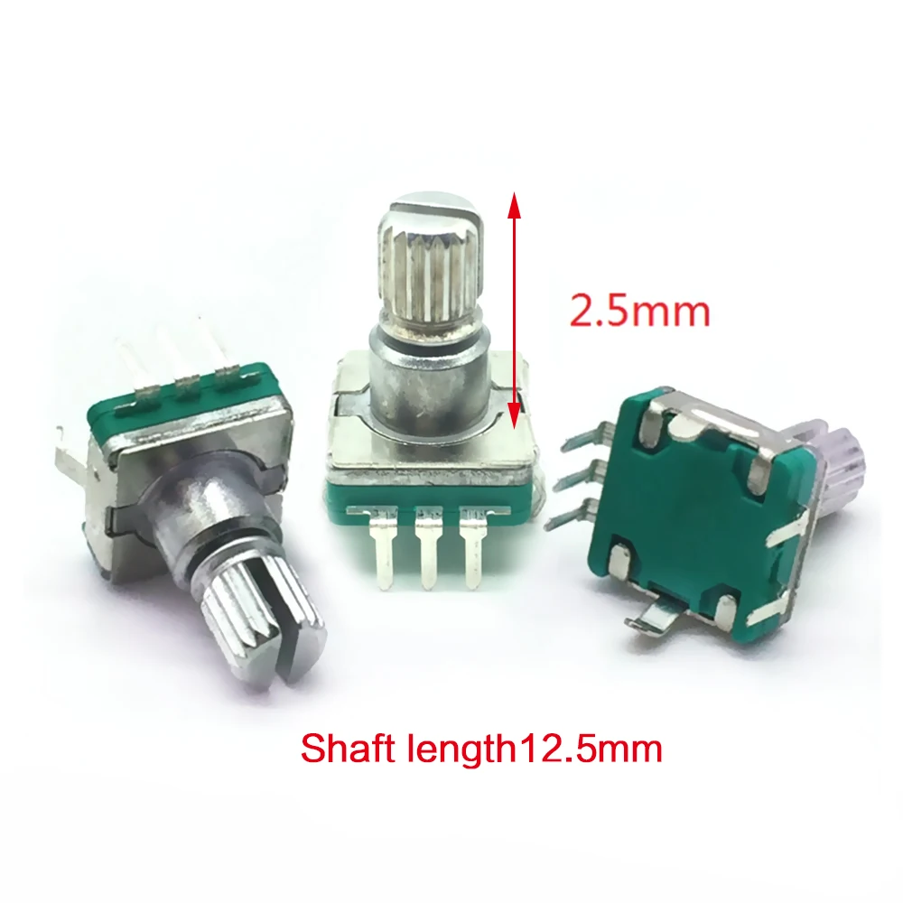 5PCS 5PIN EC11 30 Position Rotary Encoder Code Switch 12.5mm Half Shaft | Обустройство дома