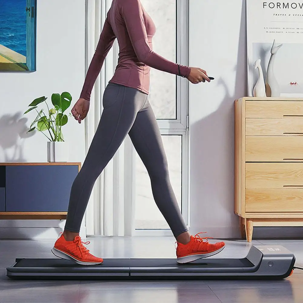 Xiaomi Mijia умный WalkingPad складной нескользящий автоматический контроль скорости светодиодный дисплей Фитнес потеря веса беговая дорожка