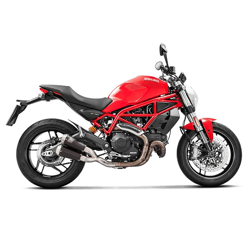 Глушитель без шнуровки выхлопная труба для Ducati скремблер 800 2015-2020 Monster 797 2017 2018 2019