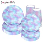 Набор одноразовой посуды для детей, украшения для дня рождения