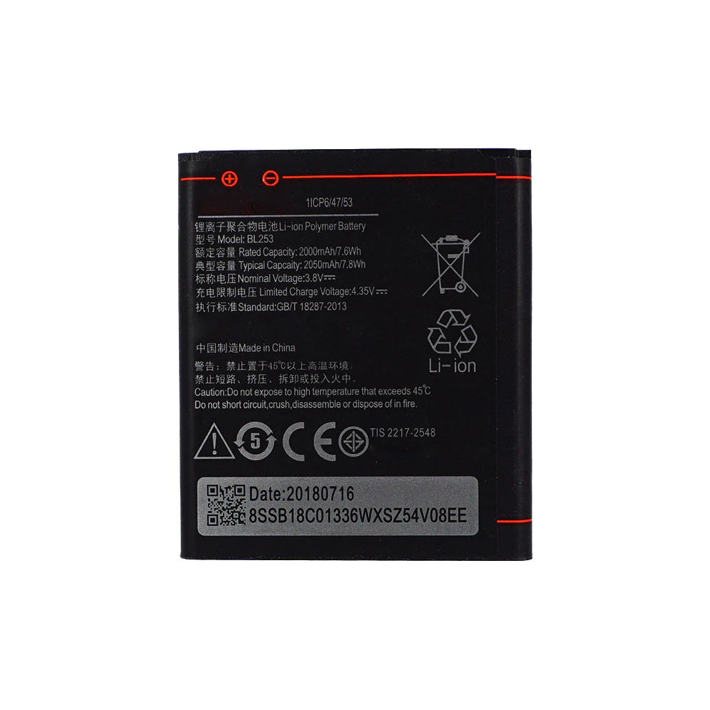 2019 Высокое качество 2000mAh BL253 батарея для lenovo A2010 Bateria A 2010/BL 253 BL A1000 A1000m 1000 мобильный
