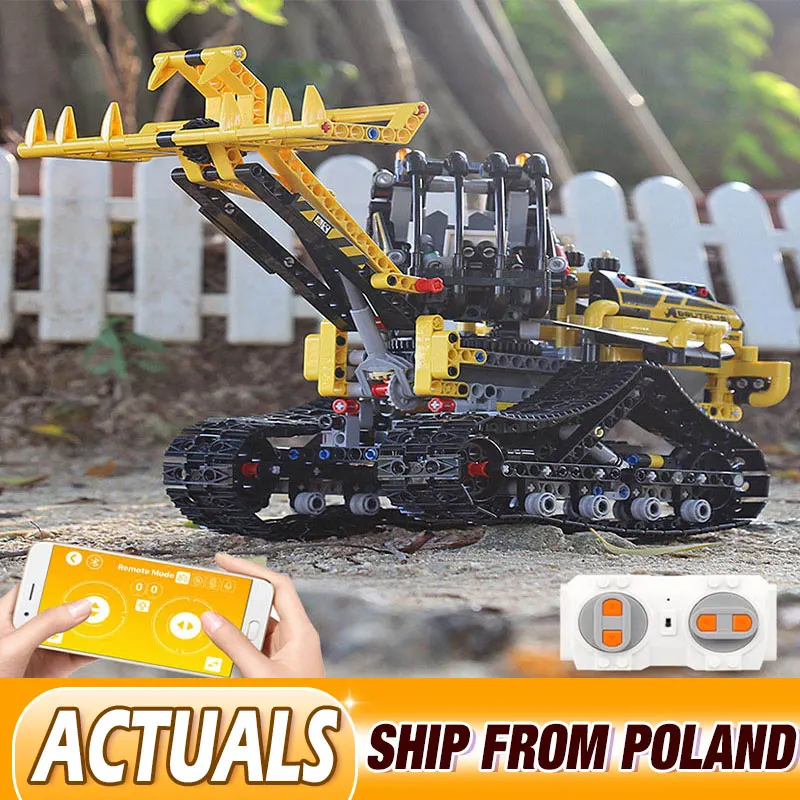 Мотор функция RC погрузчик совместим с Lepining 42094 моторизованный гусеничный набор