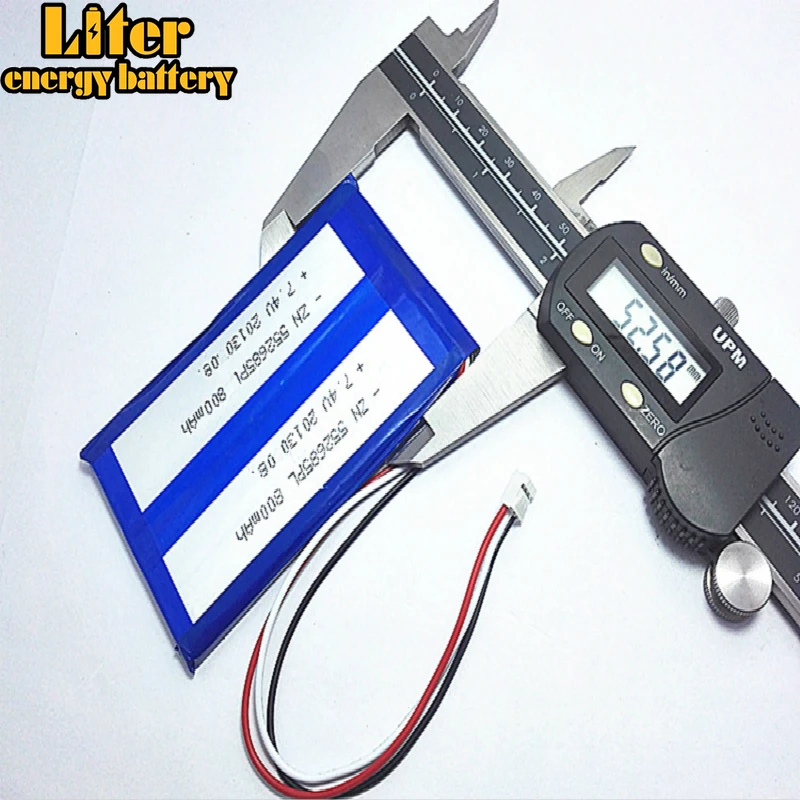 7 4 V 555085 555285 полимерные Evd Dvd портативные панели батареи использовать машину 552685*2