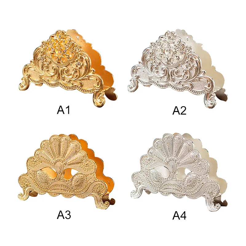 

Paper Stand Tabletop High Quality Tissue Dispenser Metal for Home Decor Organizer Kitchen Supplies Vintage Napkin Stand