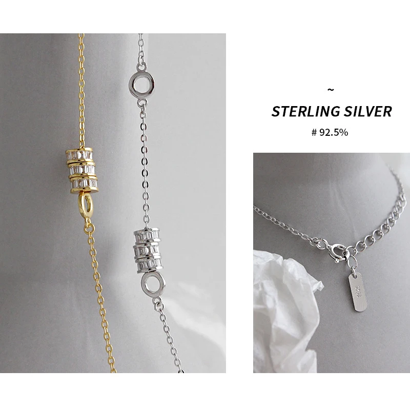 Браслет женский из серебра 925 пробы с фианитами