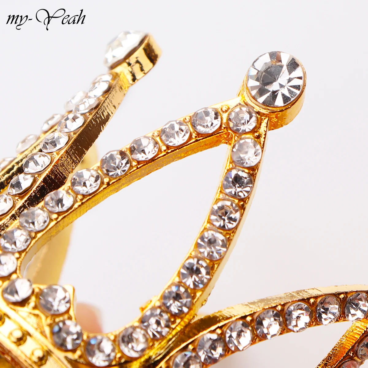 My-Yeah золотые серебряные стразы корона дизайнерская щетка для ногтей держатель