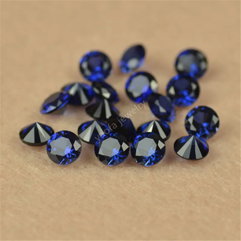 Заводская цена 32 # светильник-голубой корундовый камень 0 8-3 мм 5A круглый