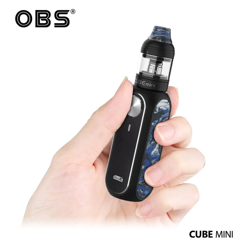 Новейший оригинальный obs Cube Mini 1500 мАч батарея 2 мл/3 мл бак 0 96 дюйма светодиодный