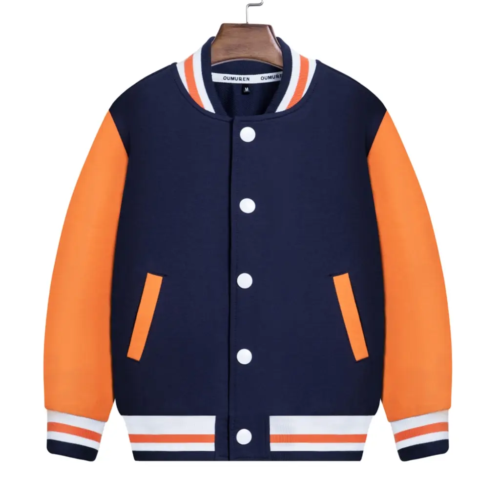 Детская бейсбольная куртка повседневная толстовка для мальчиков и девочек