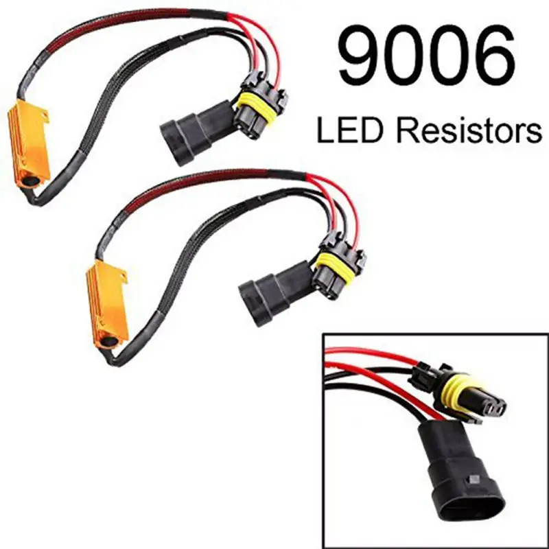 

H7/H11 Car Load Resistor Error Compensator LED Decoder Load Resistor Wiring Harness Led Decoder Error Code Canceller 2020