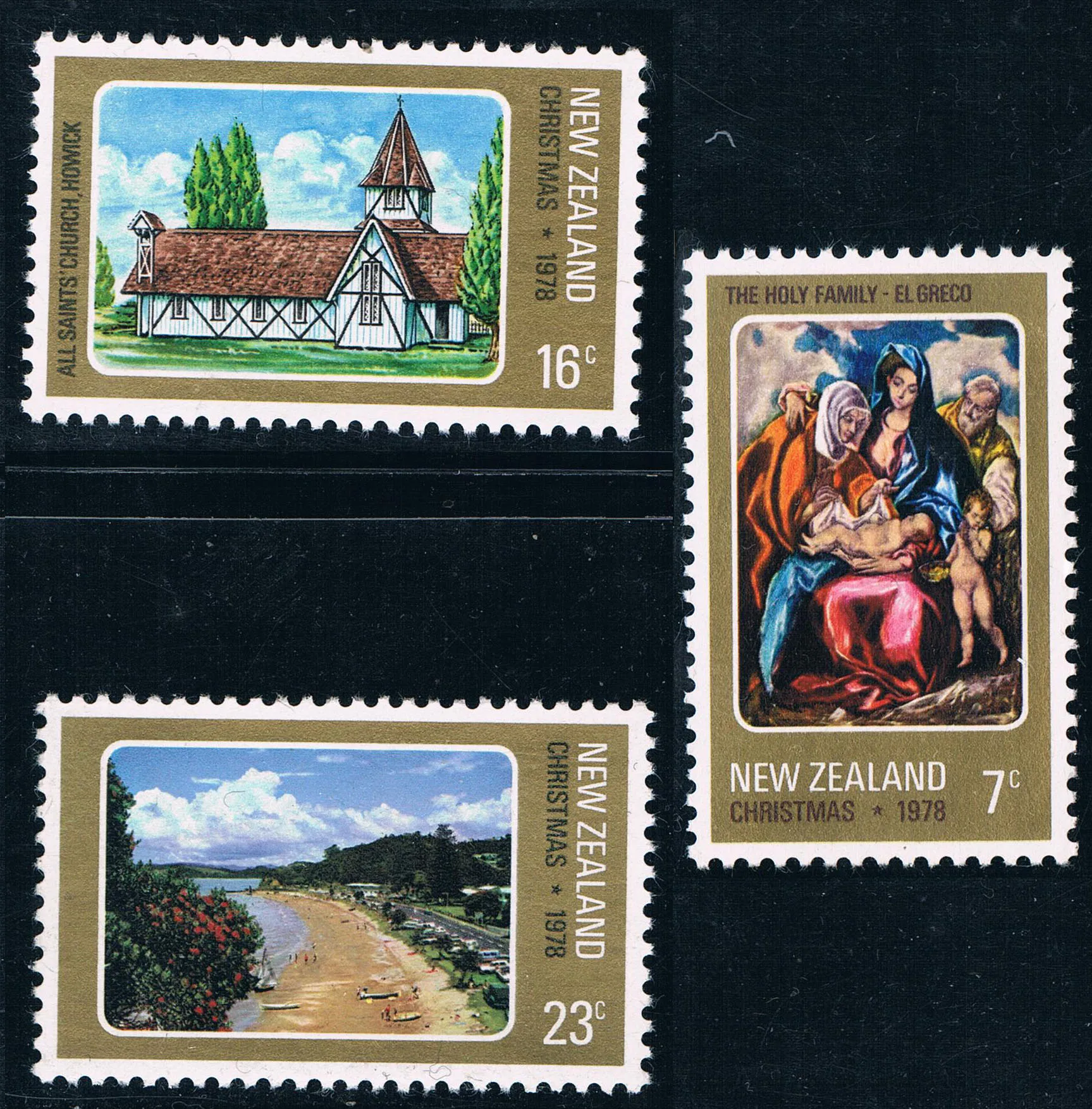 3 шт./компл. штамп почты Новой Зеландии 1978 рождественские печатные штампы MNH NE0873 |