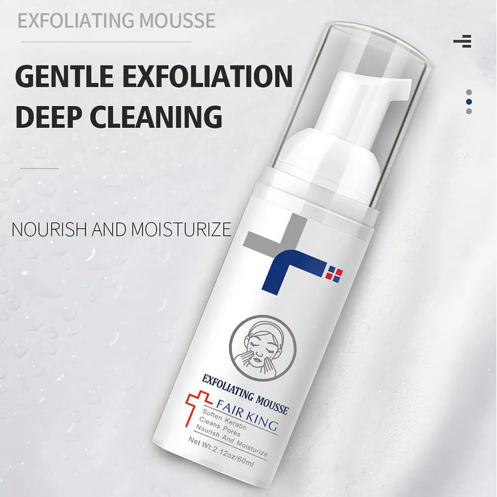 Facial Exfoliating Mousse Peeling Gel Face Scrub Deep Remove Cleaning Skin Smooth Moisturizing Exfoliator Cream |