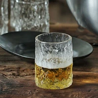 280ml whiskey glass lead free heat resistant transparent crystal thicken beer wine cocktail vodka champagne glass cup drinkware