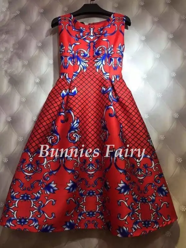 BunniesFairy Весна Осень Хепберн Винтаж Ретро Пастельные цветы цветочный принт Высокая талия платье-майка без рукавов Vestidos