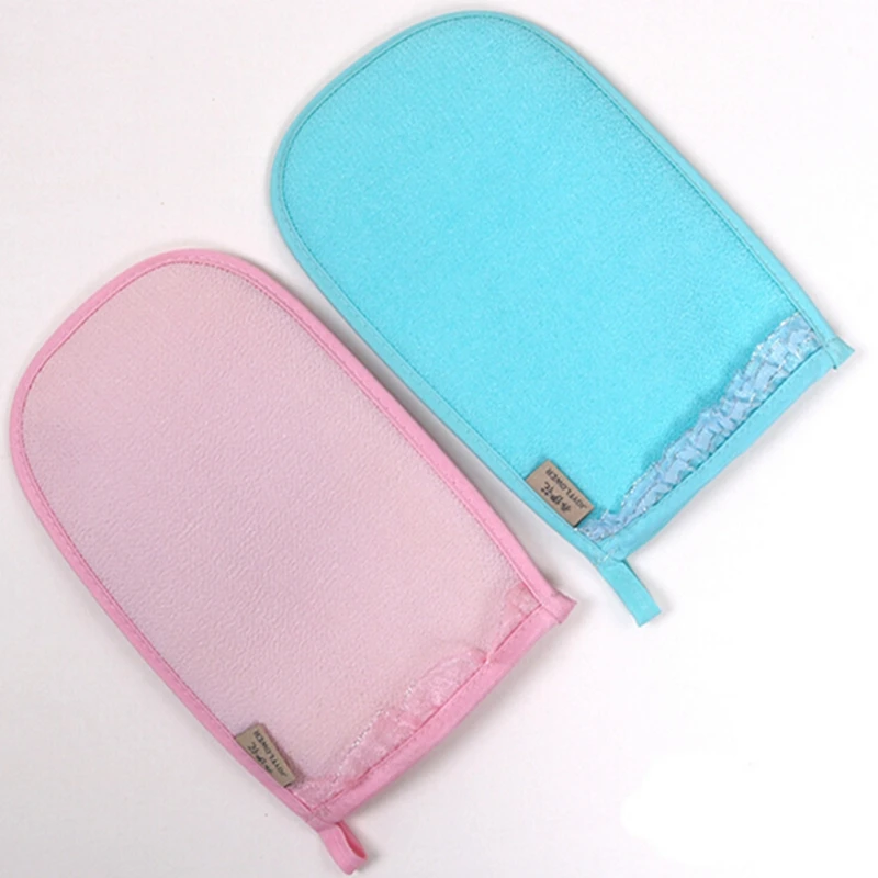 Мягкие двухсторонние перчатки для ванны с сильной дезактивацией щетка премиум