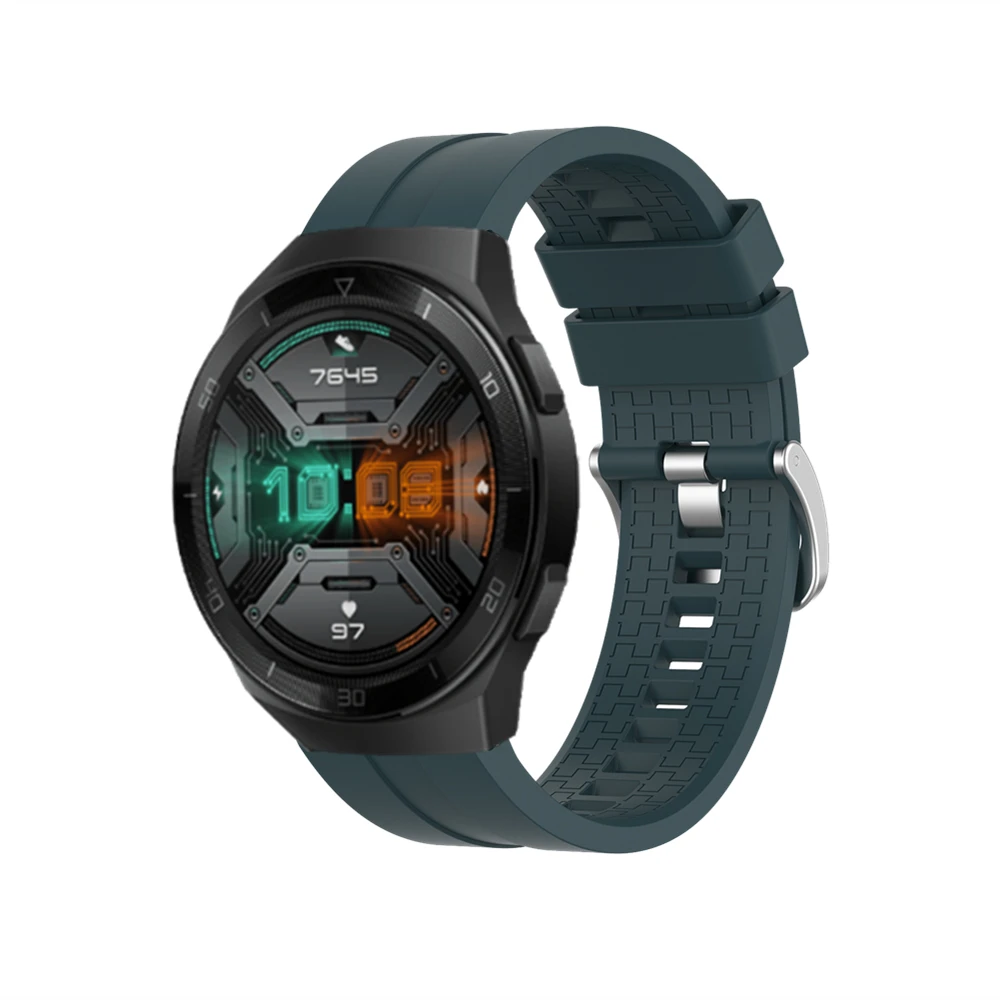 Силиконовый ремешок для часов Huawei Watch GT 2e спортивный на запястье Honor Magic 2 GS Pro |