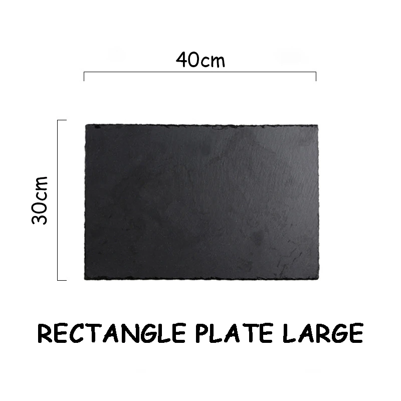 F Rectangle Plate L Обеденная тарелка, поднос для суши, тарелка для барбекю, тарелка для пиццы, плоский поднос, поднос для суши, Рождественская тарелка, набор посуды, 1 шт - Цвет: F Rectangle Plate L