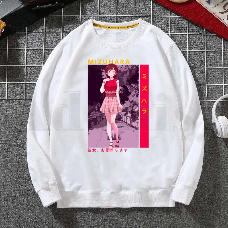 

Kanojo Okarishimasu Kinoshita Kazuya Anime Spring Autumn Male Casual Hoodies Sweatshirts Men's Hoodies Sweatshirt Tops