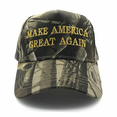 Green Make America Great Again вышивка флаг США Дональд Трамп шляпа переиздание хлопок бейсболка Открытый камуфляж - Цвет: Green