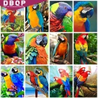 Алмазная 5D картина сделай сам, попугай, животное, птица, круглая вышивка крестиком, алмазная вышивка, мозаика, подарок ручной работы