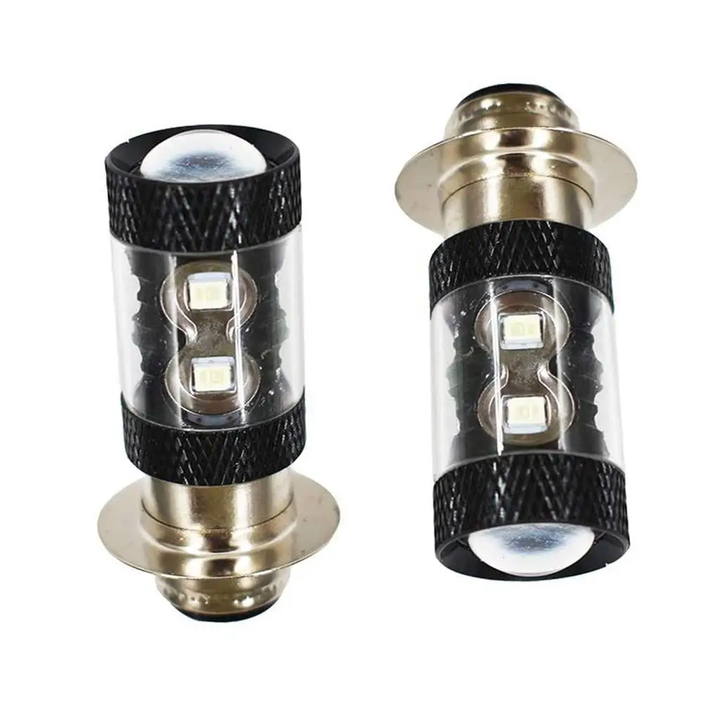 

2PCS H6/P15D LED Motorcycle Headlight Bulb Motorcycle Accessories Super Bright for YAMAHA YFZ450R Rhino 700 Raptor YFM660 TRX