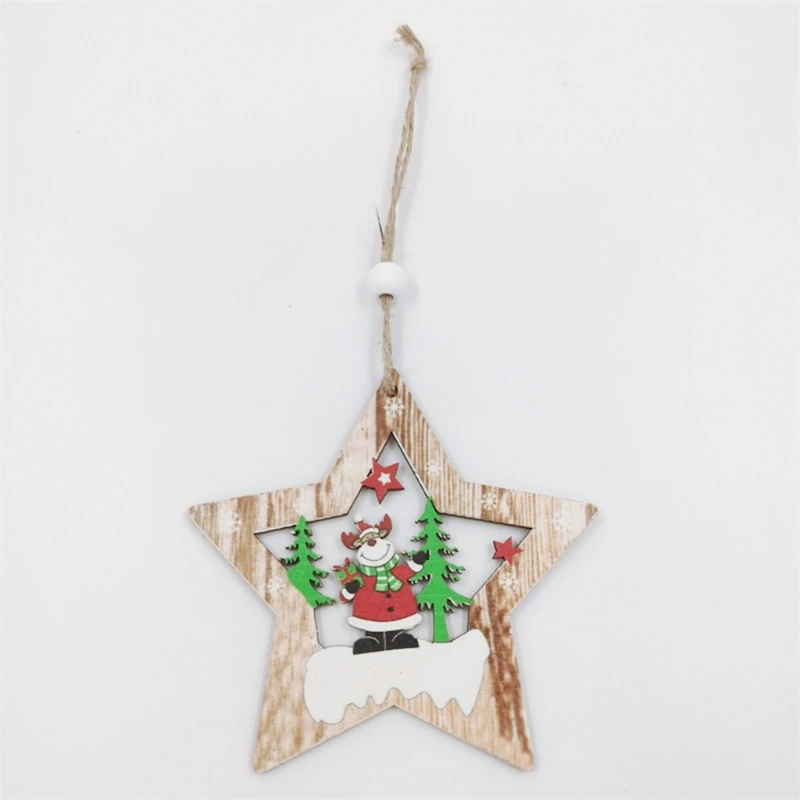 

Santa Pendant Charms Christmas Hanging Pendants Noel Decorations Pendant Kids Gifts Snowman Santa Deer Tree Shape Xmas