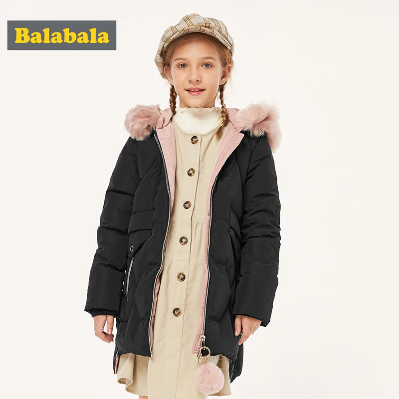 Детский пуховик для девочек новинка 2019 осенне-зимняя куртка детей старшего