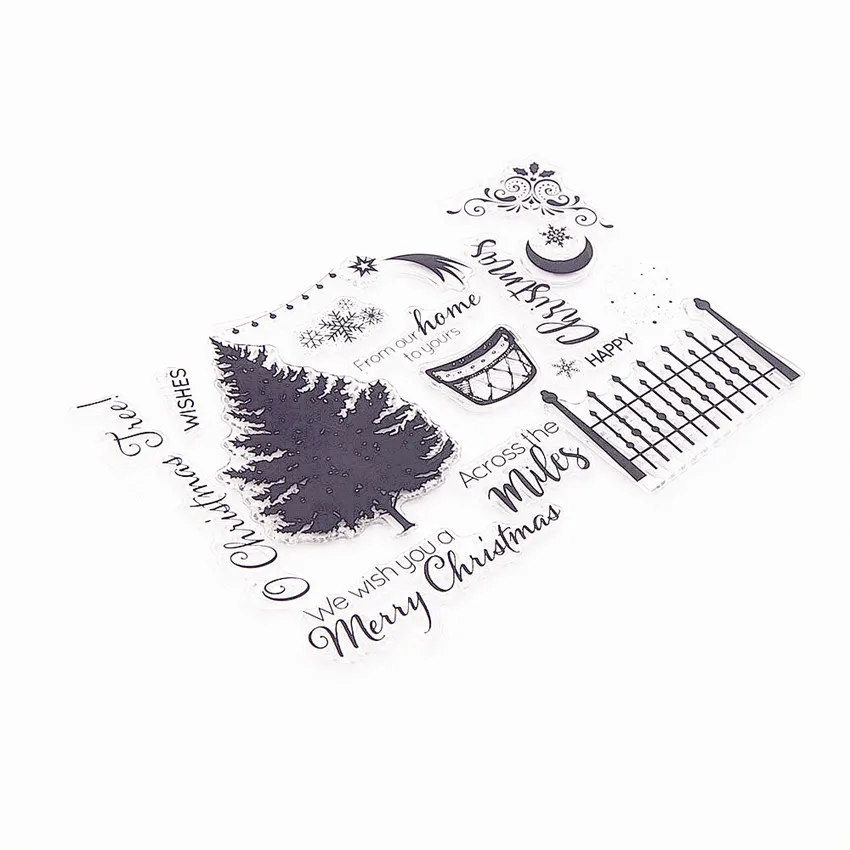 Прозрачные штампы из сосны 15 5*11 см/Силиконовые пломбы роликовые для сделай сам