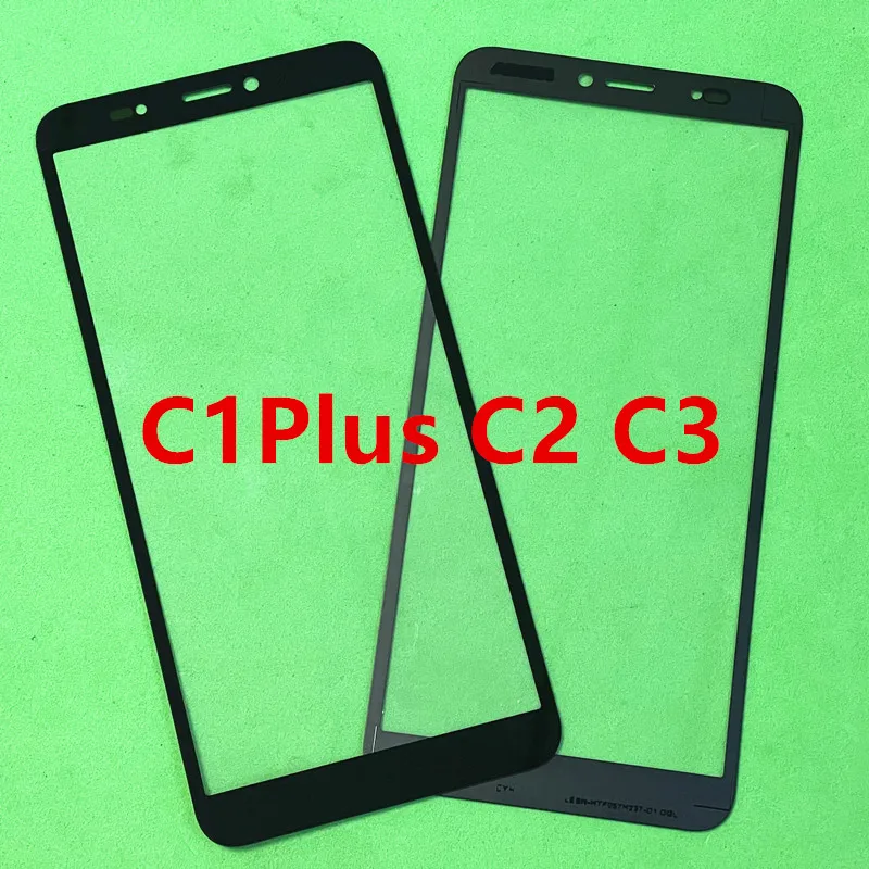 10 шт. сменный ЖК передний сенсорный экран стеклянный внешний объектив для Nokia C1 Plus