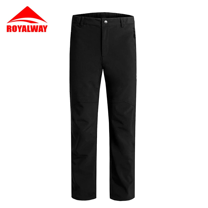 ROYALWAY осень зима мужские походные альпинистские штаны теплые и толстые