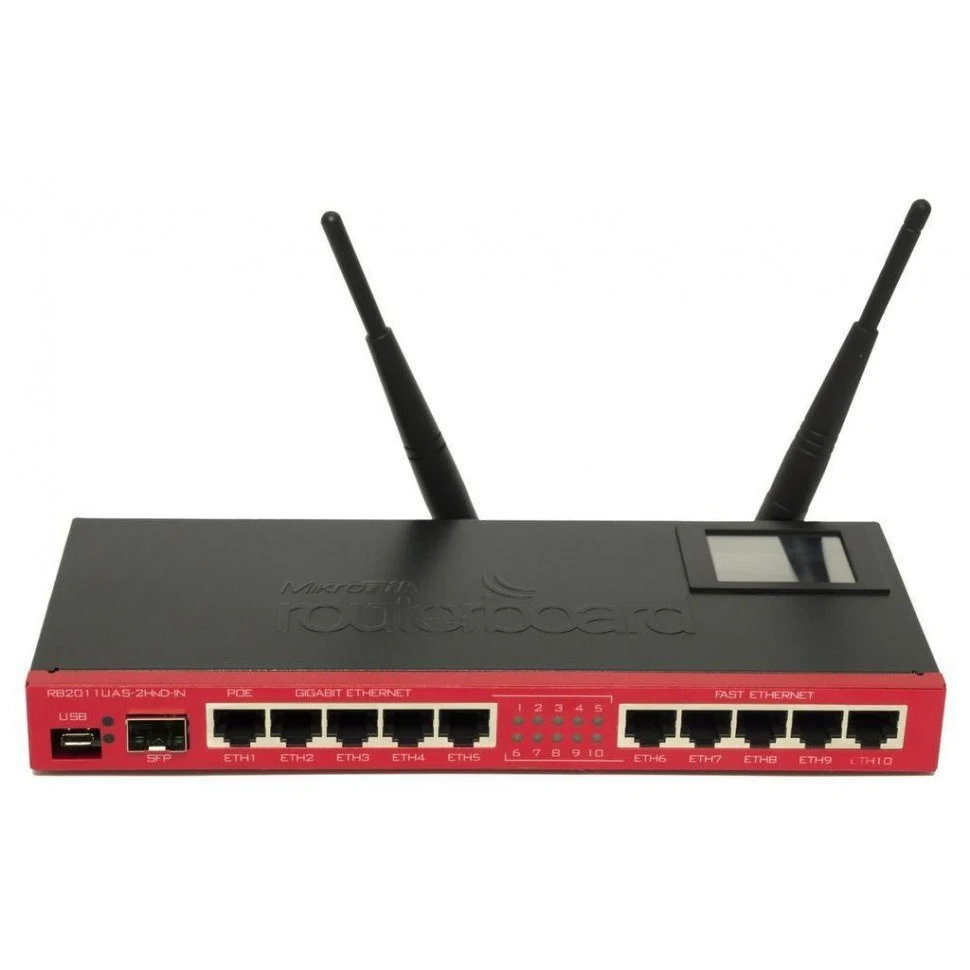 Маршрутизатор MikroTik RB2011UiAS-2HnD-IN | Компьютеры и офис